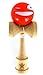 Super Kendama With Orange Face Ball And Extra String