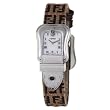 Fendi B Fendi Ladies Brown Fabric Leather Strap Mother Of Pearl Dial Watch F371242f from watchmaker Fendi