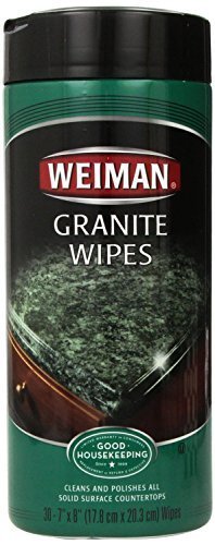 Weiman Granite Wipes 30 count - 120 count (4 packs of 30)