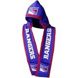 New York Rangers 2011 Team Stripe Hooded Knit Scarf w/ Pockets