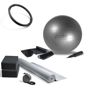 ZoN Exercise Balance Kit, Pilates Ring & Yoga Kit