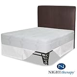 Night Therapy 10" Pressure Relief Memory Foam Mattress & Bed Frame Set - Fu ....