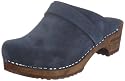 Sanita Wood-Rita suede open 1116191-35, Damen Clogs & Pantoletten