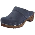 Sanita Wood-Rita suede open 1116191-35, Damen Clogs & Pantoletten