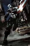 Captain America Comic Art Print Poster - 22x34 Poster Print, 22x34