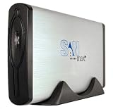 SanMax Mobile Backup USB 2.0+1394 One Touch Auto Backup Aluminum Slim 3.5