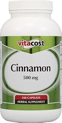 Vitacost Cinnamon -- 500 mg - 240 Capsules
