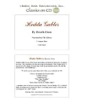 Hedda Gabler (Classic Books on CD COllection) [UNABRIDGED]