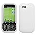 Soft Gel Protector Skin Cover (Faceplate/Snap On) Rubber Cell Phone Case for Motorola Titanium I1X Sprint,Nextel - White