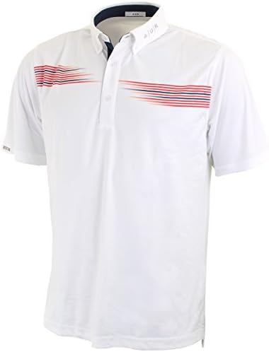AUR Golf Men's Active-Cool Bassano Polo Shirt - White - S