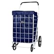 Cart Liner with Hood for Laundry & Shopping - Dark Blue