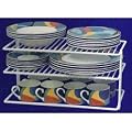 2 Shelf Cabinet Organizer (White) (8 1/2