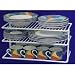 2 Shelf Cabinet Organizer (White) (8 1/2"H x 17 1/4"L x 8 1/2"W)