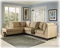Durapebble Khaki Sectional
