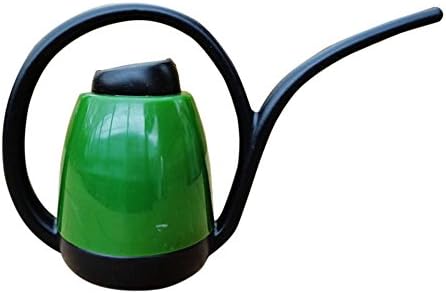 Garkit Black Dark Green Long Spout Watering Can Long Spout Watering Pot Garden Watering Pot Cute Watering Can
