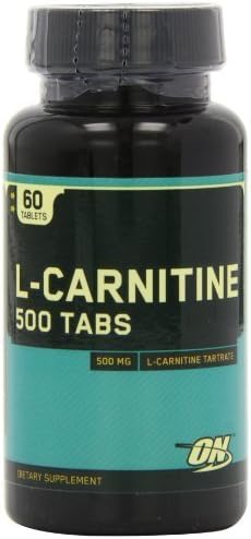 Optimum Nutrition L-Carnitine 500 mg - Pack of 60 Tablets by OPTIG