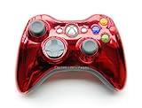 Modded Controller - Adjustable Rapid Fire - XBOX 360 - Chrome Red