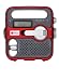 Eton ARCFR360R Solarlink American Red Cross Self-Powered AM/FM NOAA radio with Crank FL100 Flashlight