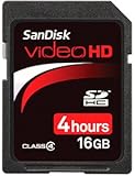 SANDISK SDSDHV-016G-A15 Card, SDHC, 16GB, Class 4, Ultra II, VideoVideo