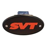 Ford F-150 SVT Lightning Raptor Receiver Hitch Cover Black with Orange Engraving