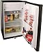 Haier(R) 4.2 Cu. Ft. Refrigerator/Freezer With Locking Door, Black