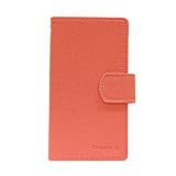 [ docomo sony XPERIA Z2 SIRIUS SO-03F 専用 Diary Case ] ダイアリー 手帳型 レザー 収納 カード入れ ストラップ 穴 付き シンプル ケース カバー 【★D05 ピンク★】