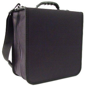 288-Disc CD DVD Vinyl Carrying Case (Black)