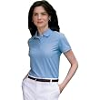Devon & Jones Ladies' Recycled Fiber Pima Melange Pique Polo