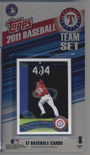 2011 Topps Limited Edition Texas Rangers Baseball Card Team Set (17 Cards) - Not Available In Packs!!