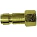 2 Pack of T 1/2" Plug 3/8" NPT Female - 5 pc