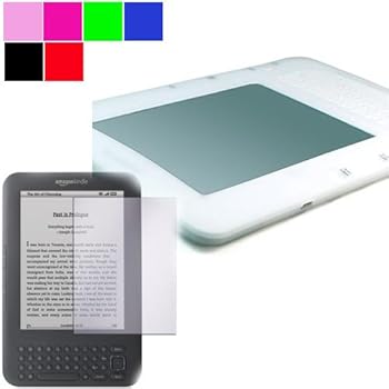 Peau de silicone pour lecteur de livre électronique Amazon Kindle 3, Kindle Wireless 3G Wi-Fi - modèle dernière génération, écran 6