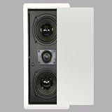 New Dual Woofer In Wall Surround Sound HD Home Theater Kevlar Center Channel Speaker TSLCR5