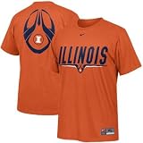 Men`s Illinois Fighting Illini Orange Team Issue Tshirt