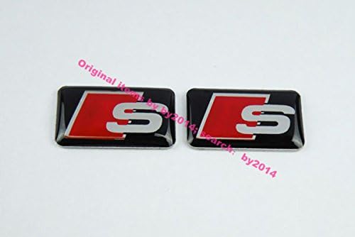 2pcs Auto car S LINE sline for TT A4 A5 Resin Emblem Badge Sticker