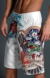 Ed Hardy - Ed Hardy Black Rose Boardshort (EDM101H)