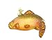 Old World Christmas Brown Trout Glass Ornament
