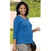 Port Authority Maternity 3/4 Sleeve V-Neck Shirt
