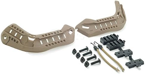 Tekon MICH Helmet Accessory Rail Mount Kit Helmet Side Rail Guide,DE