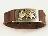 Horse Leather Bracelet, Adjustable