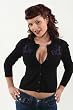 Felon Lucky 13 Night Prowler Black Cardigan Sacred Heart Batwings Cardigan Small - XXL