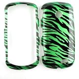SAMSUNG SOLSTICE 2 A817 Transparent Green Zebra HARD PROTECTOR COVER CASE/S ....