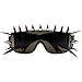 zeroUV - Punk Rocker Large Shield Spike Fashion Novelty Sunglasses
