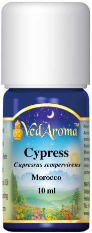 VedAroma Cypress Certified Organic Therapeutic Grade Essential Oil 10 ml