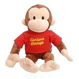 Russ Berrie Curious George with Red Shirt 16" Plush