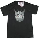 TRANSFORMERS DECEPTICON GLOWING EYES Fine Cotton T Shirt at Blue Devil Clothing