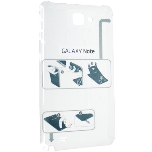 White Brand New Original Samsung i717 Galaxy Note Door Back Cover Battery Door Replacement Part i 717 Galaxynote