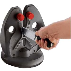 Paderno World Cuisine Knife Sharpener with Pre-Set Angle
