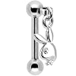 Playboy Crystal Eye Rabbit Head Eyebrow Ring