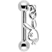 Playboy Crystal Eye Rabbit Head Eyebrow Ring