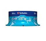 Verbatim CD-R 25Pk 48x 80Minute Super AZO Spindle